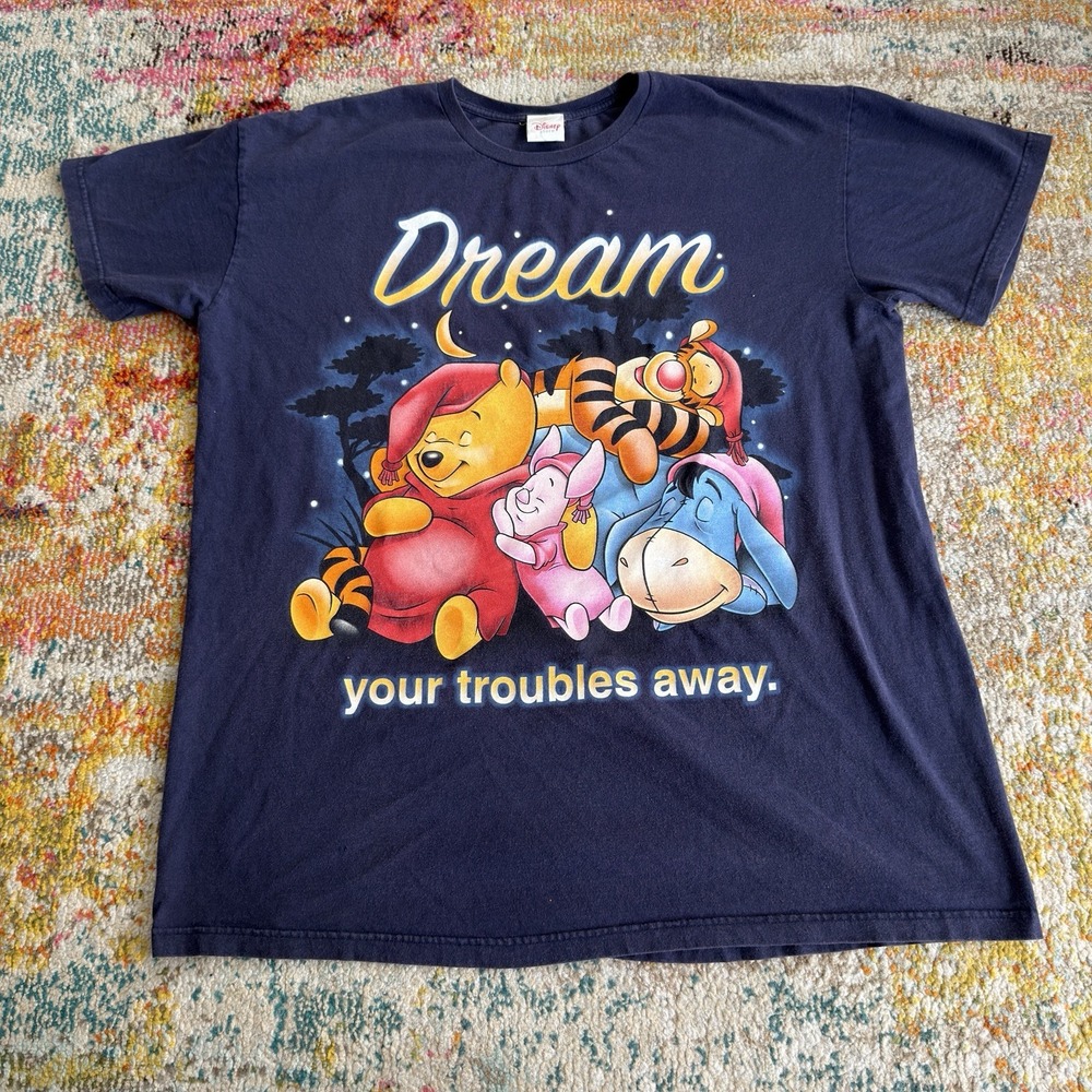 VTG Disney Winnie the Pooh T Shirt one size fits all Dream Your Troubles Away